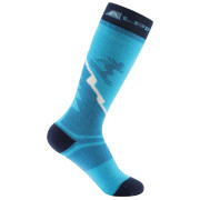 Calzini per bambini Alpine Pro Skyro Blue blu MODRÁ