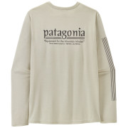Maglietta da uomo Patagonia M's L/S Cap Cool Daily Shirt - Hut Tripper bianco Dyno White