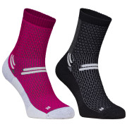 Calze High Point Trek 4.0 Lady Socks (Double pack) nero/rosa Multicolor