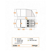 Tenda familiare Vango Sierra 300