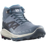 Scarpe da trekking da uomo Salomon Outpulse Mid Gtx blu China Blue / Carbon / Lunar Rock