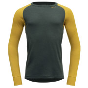 Maglietta da uomo Devold Expedition Man Shirt giallo/verde Woods/Arrowwood