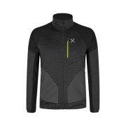 Felpa da uomo Montura Thermal Grid 2 Maglia nero BLACK/VERDE LIME