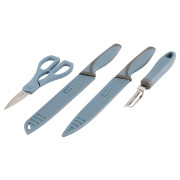 Set di coltelli Outwell Chena Knife Set Peeler Scissor blu/grigio