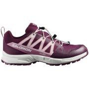 Scarpe da bambino Salomon Outscape Waterproof J rosso Winter Bloom / Dawn Pink / White