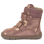 Stivali invernali per bambini Froddo Barefoot Zeru Tex Winter Pink/Gold