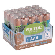 Batterie Extol Baterie alkalické AAA Light 20