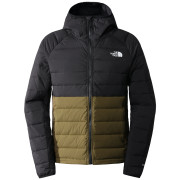 Giacca da uomo The North Face M Belleview Stretch Down Hoodie nero/verde Tnf Black/Military Olive