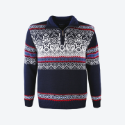 Maglione da uomo Kama 3371 blu scuro navy