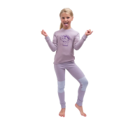 Maglietta sportiva per bambini Sensor Merino DF Planet Mystic Violet