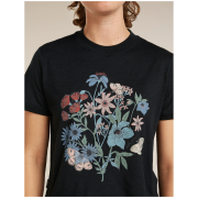 Maglietta da donna Icebreaker Merino 150 Tech Lite SS Crop Tee NZ Flora