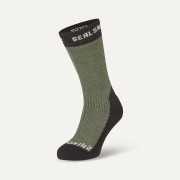 Calzini impermeabili SealSkinz Stanfield nero/verde Olive