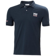 Maglietta da uomo Helly Hansen Messina Graphic Fitted Polo blu 599 NAVY