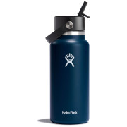 Borraccia termica Hydro Flask Wide Flex Straw Cap 32 oz blu scuro indigo