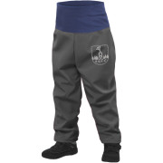 Pantaloni per bambini in pile Unuo Softshell grigio scuro