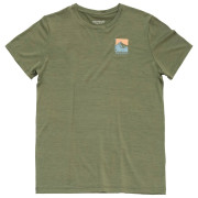 Maglietta da uomo Devold Classic "Summit" Tee Man verde LICHEN