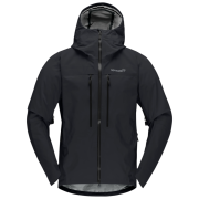 Giacca da uomo Norrona trollveggen Gore-Tex Pro light Jacket nero Caviar Black