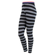 Pantaloni termici da donna Sensor Merino Wool Active nero/grigio BlackStripes