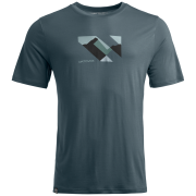 Maglietta da uomo Ortovox 140 Cool Landscape T-shirt grigio Dark Arctic Grey
