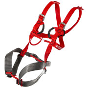 Imbracatura da arrampicata per bambini Ocún Mojo rosso/grigio Red/Grey