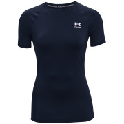 Maglietta sportiva da donna Under Armour HG Authentics Comp SS blu scuro MidnightNavy/White