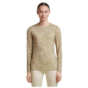 Maglietta sportiva da donna Icebreaker Women M 200 Oasis LS Crewe Moss BloomAOP