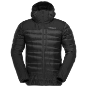 Piumino da uomo Norrona falketind down750 Zip Hood nero Caviar Black
