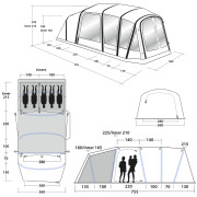 Tenda gonfiabile Outwell Jacksondale 5PA