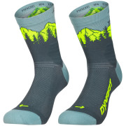 Calze Dynafit Traverse Mid Sk grigio/giallo cinder ULTRA YELLOW/5A30