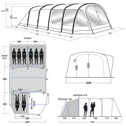 Tenda gonfiabile Outwell Knightdale 8PA