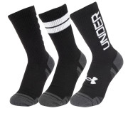 Set di calzini Under Armour Perf Tech Nov 3pk Crew nero/bianco Black/White