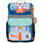 Zaino di scuola Baagl Zippy blu/arancio