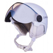 Casco da sci da donna Blizzard W2W Double Visor ski helmet bianco/grigio white matt, smoke lens, mirror
