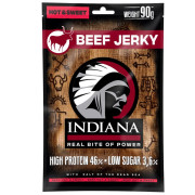 Carne secca Indiana Jerky Beef Hot & Sweet 90g