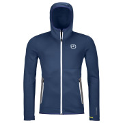 Felpa da uomo Ortovox Fleece Hoody M blu deep ocean