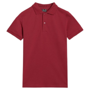 Maglietta da bambino 4F Polo Shirt M614 rosso DARK RED