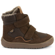 Stivali invernali per bambini Froddo Barefoot Tex Winter Dark Brown