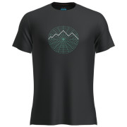Maglietta funzionale da uomo Icebreaker Men Merino 125 Cool-Lite™ Sphere III SS Tee Vision Grid nero Black