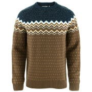 Maglione da uomo Fjällräven Övik Knit Sweater M marrone Dark Oak-Navy