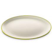 Piatto Omada SANALIVING Dinner Plate 24xh2cm bianco/verde VerdeMela