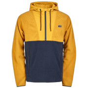 Felpa funzionale da uomo Fundango Carlos Fleece Pullover giallo kangoo