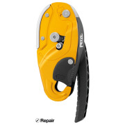 Freno Petzl Rig Repairable nero/giallo Yellow