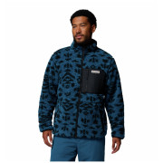 Felpa da uomo Columbia Winter Pass™ Reversible Fleece blu Phoenix Blue Geostripe Tonal, Phoenix Bl