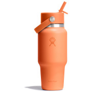 Tazza termica Hydro Flask Wide Flex Straw Travel Bottle 24 Oz arancione nectar orange