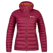 Piumino da donna Rafiki Project W rosso red plum