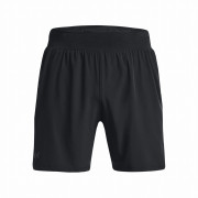 Pantaloncini da uomo Under Armour Launch Pro 7'' Shorts nero Black / Black / Reflective