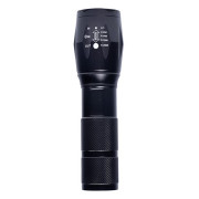 Torcia ricaricabile Solight LED Rechargeable Torch nero LED Rechargeable Torch