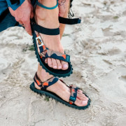 Sandali da uomo Gumbies Scrambler Khaki a Orange