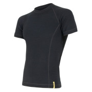 Maglietta funzionale da uomo Sensor Merino DF mân.sc. nero Black