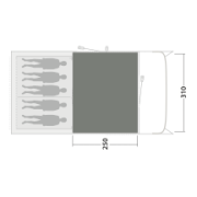 Tappeto per tenda Outwell Cozy Carpet Denver 5